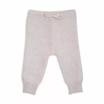Lodger Jooger pantaloni in maglia merino per neonato, Birch, taglia 62