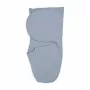 Lodger Bundler fascia in cotone tinta unita per neonato, Blue Fogg