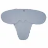 Lodger Bundler fascia in cotone tinta unita per neonato, Blue Fogg