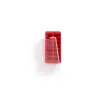 LEKUE Stampo rettangolare per cubetti di ghiaccio con coperchio, 14 cubetti, rosso