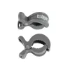Lodger Clip Swaddler clip per fascia in cotone (2 pz.), Carbon