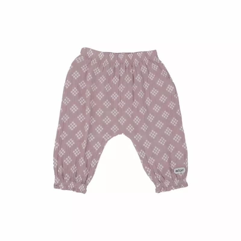 Lodger Hipster Tribe pantaloni hipster estivi in mussola per neonato, rosa, 62 cm