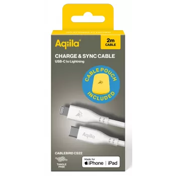 AQIILA 4SI843 cavo di ricarica e sincronizzazione USB-C a Lightning 2m 60W PD AQCBPBIC4SI843