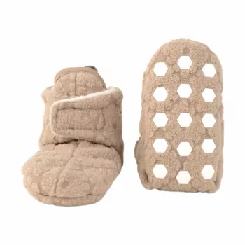Lodger Slipper Folklore pantofole in pile per neonato, beige, 6-12 mesi