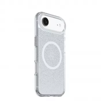 OtterBox React Series custodia per Apple iPhone 15 Pro Max – Stardust (trasparente glitter), compatibile MagSafe 77-99279