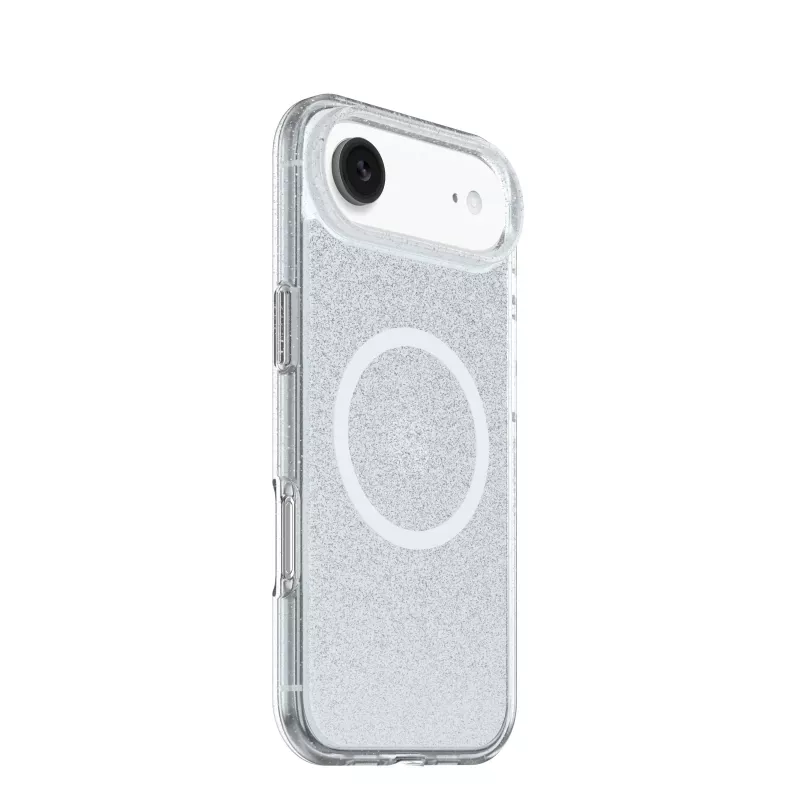 OtterBox React Series custodia per Apple iPhone 15 Pro Max – Stardust (trasparente glitter), compatibile MagSafe 77-99279