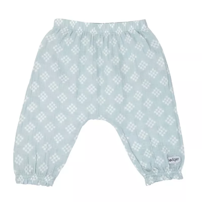 Lodger Hipster Tribe Musselin pantaloni hipster neonato, Ice Flow, 62 cm