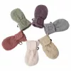 Lodger Mittens Folklore Fleece muffole neonato, beige, 12-24 mesi