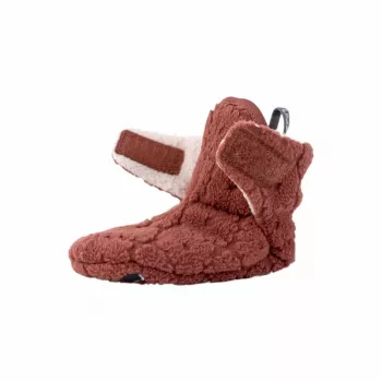 Lodger Slipper Folklore Fleece pantofole neonato, 6-12 mesi, Rosewood
