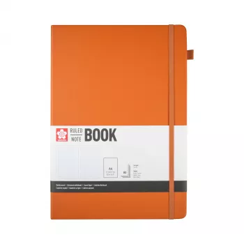 Sakura quaderno DIN A4 a righe, copertina rigida color ambra, 160 pagine 94146605