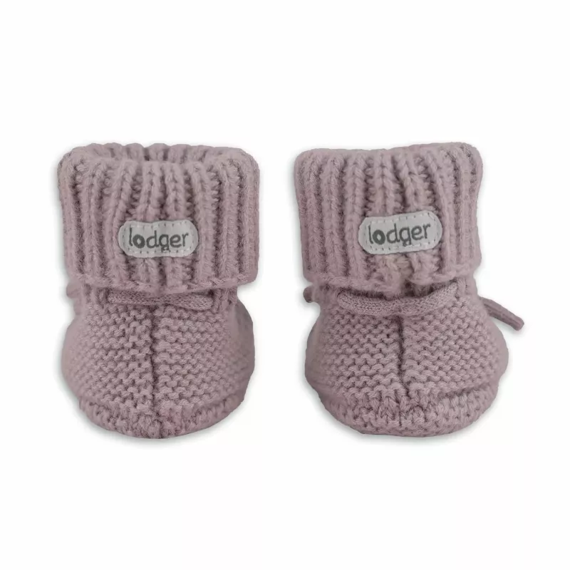 Lodger Slipper Merino Wool scarpe neonato, rosé, 6-12 mesi