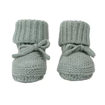 Lodger Slipper scarpine neonato in maglia seta 0-6 mesi