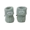 Lodger Slipper scarpine neonato in maglia seta 0-6 mesi