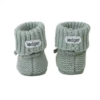 Lodger Slipper scarpine neonato in maglia seta 0-6 mesi