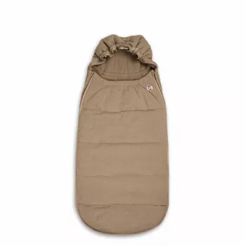 Lodger Mini BunkerTeddy sacco nanna per seggiolino auto all-season, beige