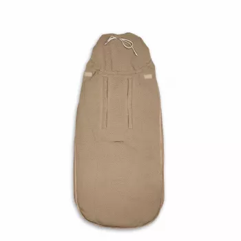 Lodger Mini BunkerTeddy sacco nanna per seggiolino auto all-season, beige