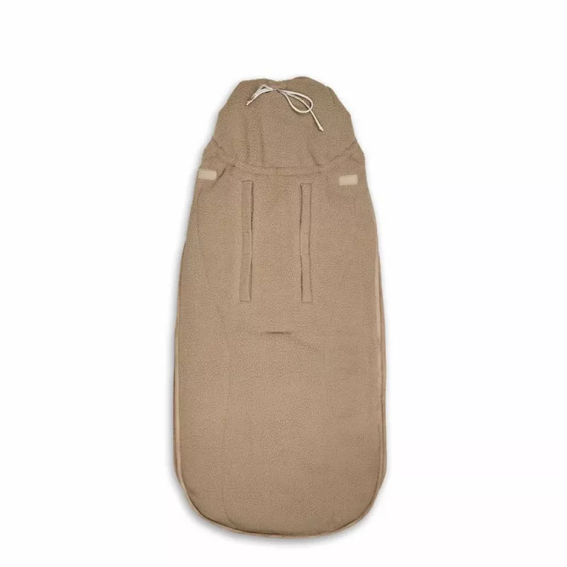 Lodger Mini BunkerTeddy sacco nanna per seggiolino auto all-season, beige