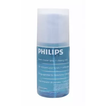 PHILIPS SVC1116B/10 kit di pulizia schermo per LED, LCD, plasma, OLED, smartphone, tablet, laptop, TV - 200 ml gel spray + panno in microfibra