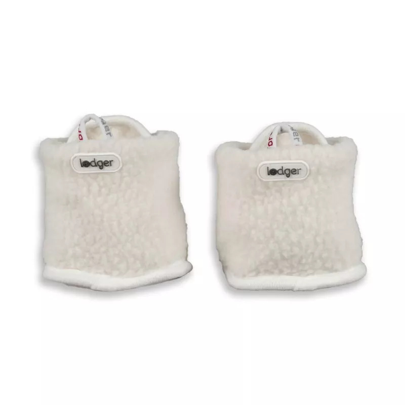 Lodger Slipper Teddy scarpine neonato, Cloud Dancer, 12-18 mesi