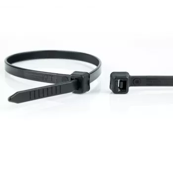 WKK 120196071 fascette 300 mm x 4,8 mm nero termostabilizzate stabilizzate UV resistenti a olio e solventi