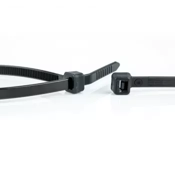 WKK 120196071 fascette 300 mm x 4,8 mm nero termostabilizzate stabilizzate UV resistenti a olio e solventi