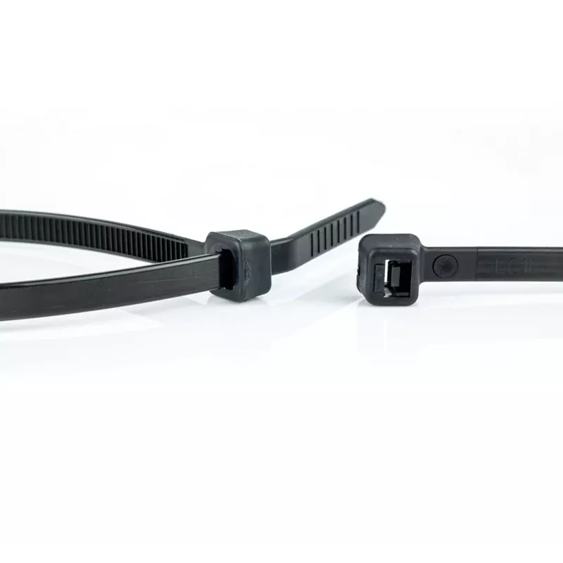 WKK 120196071 fascette 300 mm x 4,8 mm nero termostabilizzate stabilizzate UV resistenti a olio e solventi