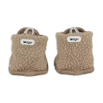 Pantofole per neonati Lodger Teddy beige 6-12 mesi