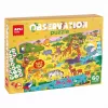 AGIPA Junior puzzle di osservazione La savana, 60 pezzi, scatola di cartone, 4+ anni 19221
