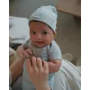 Lodger Baby-Beanie Pointelle Air 0-6 mesi