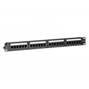 DS-IT patch panel di rete CAT 6 UTP, 19 pollici, 24 porte DS-Patch6-24UTP