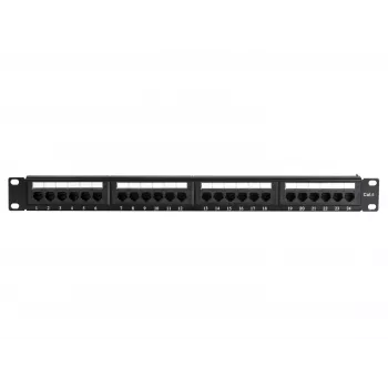 DS-IT patch panel di rete CAT 6 UTP, 19 pollici, 24 porte DS-Patch6-24UTP