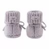 Lodger Slipper Merino Wool scarpine per neonato, Stone, 0-6 mesi