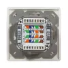 DSIT DC-Wall-In-STP6-I presa doppia RJ45 da incasso Cat. 6 schermata, avorio