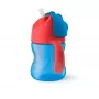 Philips AVENT bicchiere con cannuccia flessibile, 200 ml, 9m+, blu