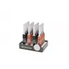 Brabantia Utility Lighter 127267 - accendino a gas butano ricaricabile con fiamma regolabile, a prova di bambino, accensione piezoelettrica, nero