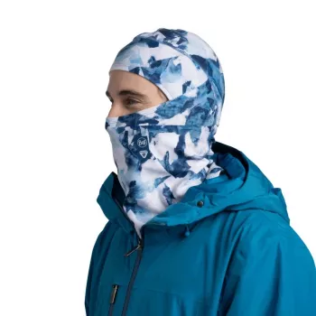 Buff Thermonet balaclava con patta - Synth Blue
