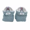 Lodger Slipper Ciumbelle scarpine in cotone per neonati, 3-6 mesi, Ocean