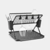 Brabantia scolapiatti pieghevole, grande, grigio scuro