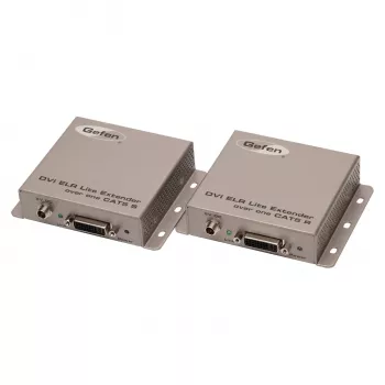 Gefen DVI ELR-Lite extender su CAT5, unità trasmettitore e ricevitore