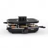Tristar RA-2760 raclette grill con 6 padelline, ventilazione attiva, nero