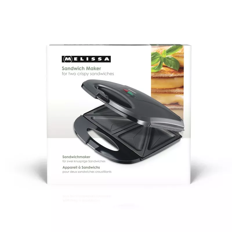 Melissa Tostapane per sandwich, 750 W, nero