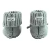 Lodger Slipper Folklore scarpine neonato in lana merino, seta, 0-6 mesi
