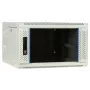 DSIT armadio rack a parete 6U con porta in vetro, bianco, 600x600x368 mm DS6606W-DOUBLE