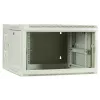 DSIT armadio rack a parete 6U con porta in vetro, bianco, 600x600x368 mm DS6606W-DOUBLE