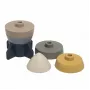 BABY'S ONLY torre impilabile in silicone razzo, colori naturali, 0+ mesi