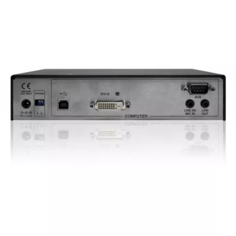 ADDER ALIF1002R-IEC ricevitore extender KVM - Dual DVI-D, USB 2.0, audio, Gigabit Ethernet, nero