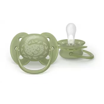Philips Avent Ultra Soft ciuccio neutro, 18M+, confezione da 2