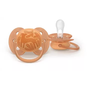 Philips Avent Ultra Soft ciuccio neutro, 18M+, confezione da 2