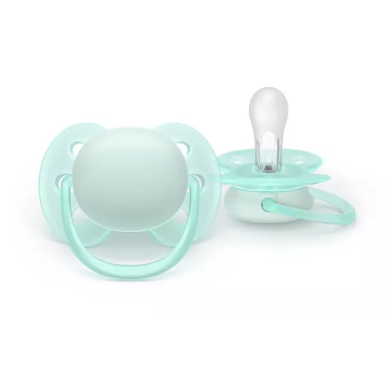 Philips Avent Ultra Soft ciuccio neutro, 0-6 mesi, confezione da 2