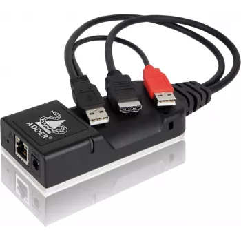 ADDER ALIF101T-HDMI trasmettitore KVM over IP - HDMI, USB, audio, Cat5e/Cat6/Cat7, 2560x1600@60Hz, alluminio nero